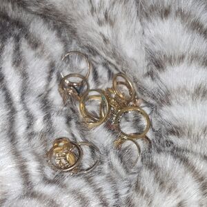 Gold Tone Rings! $7 Each
